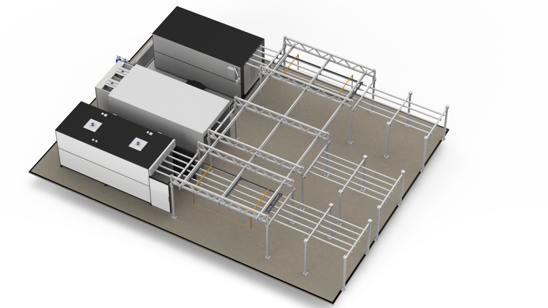 Powder coating line